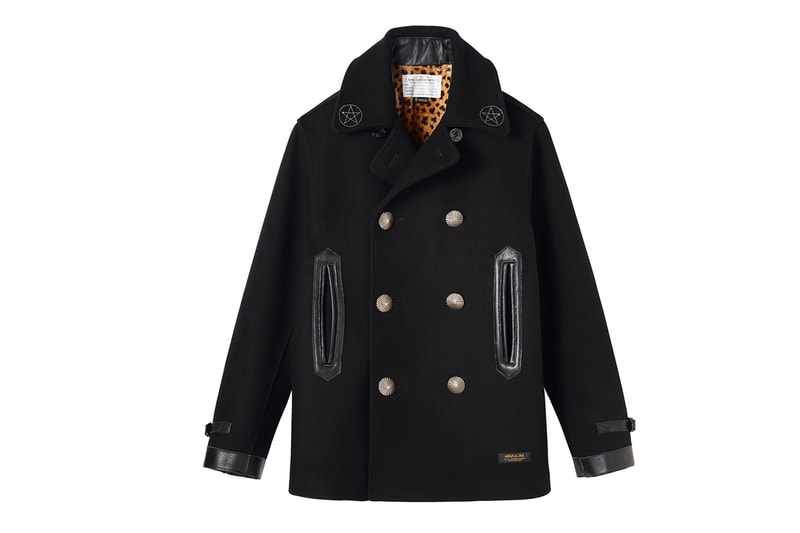 NEIGHBORHOOD “The Magnificient Seven” Pea Coat for BLACK SENSE 