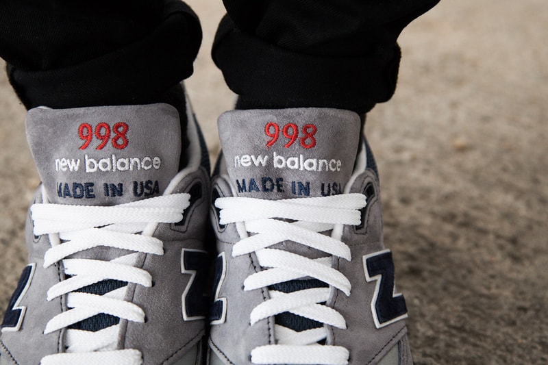 New Balance M998 Grey/Navy/Red