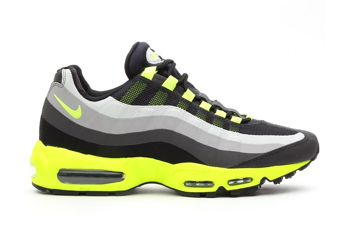 Nike Air Max 95 No Sew Black/Volt-Dark Charcoal-Midnight Fog