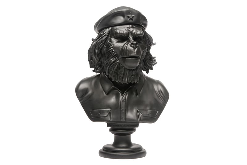  SSUR x 3DRetro 12" Rebel Ape Bust Sculpture 
