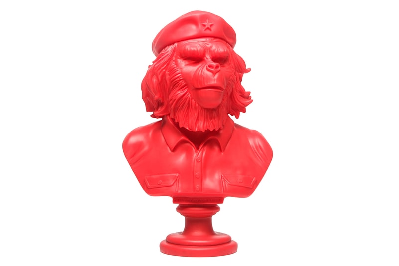  SSUR x 3DRetro 12" Rebel Ape Bust Sculpture 