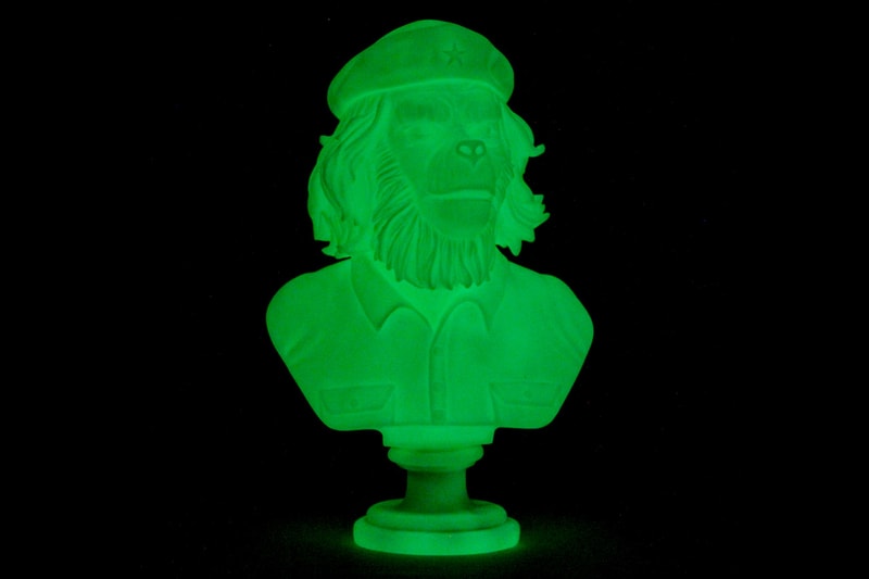  SSUR x 3DRetro 12" Rebel Ape Bust Sculpture 