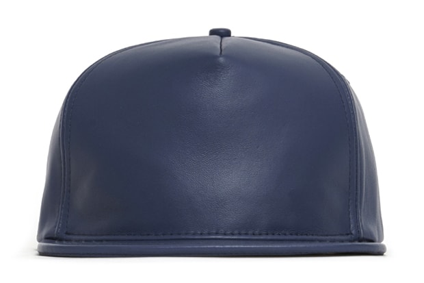 Stampd Navy & Beige Lambskin Snapback