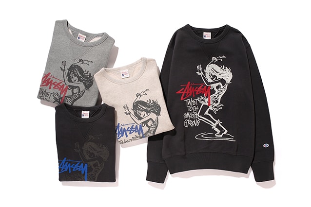 Stussy x Champion 2013 Fall Sweatshirts
