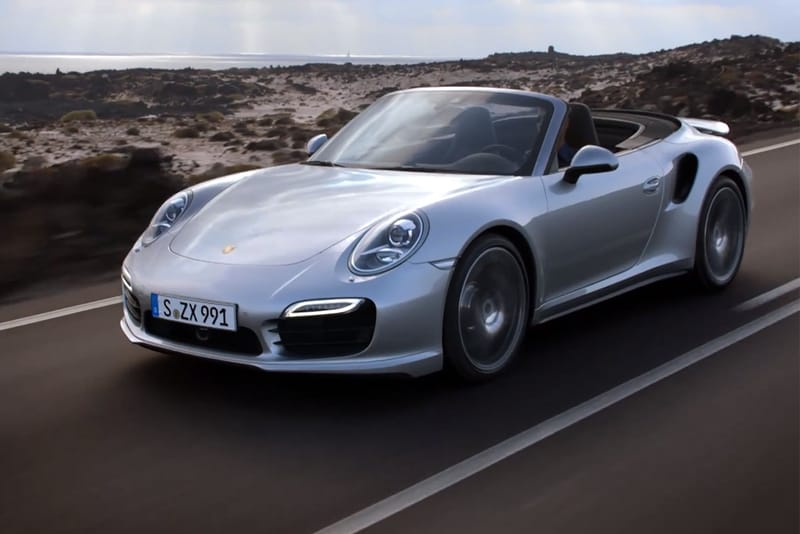 The Porsche 911 Turbo Cabriolet in Motion