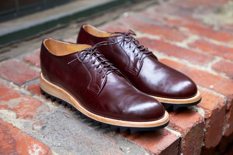 Yuketen 2013 Fall/Winter Ripple Soled Plain Toe