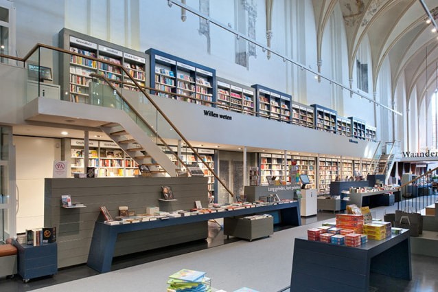 15th Century Dominican Church Repurposed as a Dazzling Bookstore