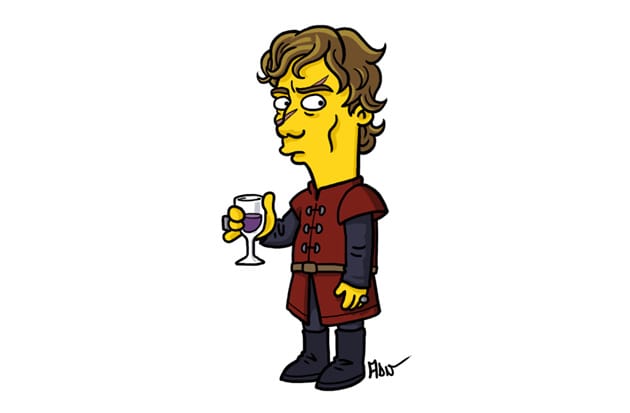 Breaking Bad and Game of Thrones Characters Redrawn as Simpsons by Adrien Noterdaem