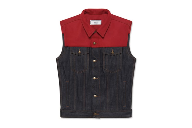 Ami Sleeveless Denim Jacket