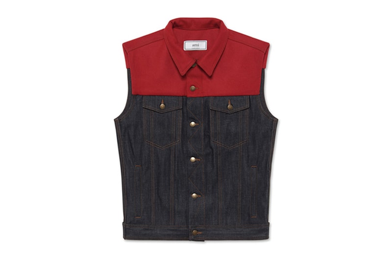 Ami Sleeveless Denim Jacket