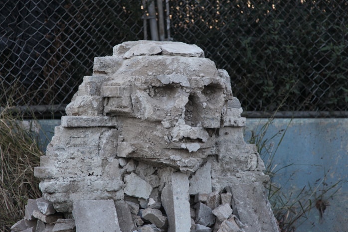 Banksy Replicates the Great Sphinx of Giza for "Better Out Than In"