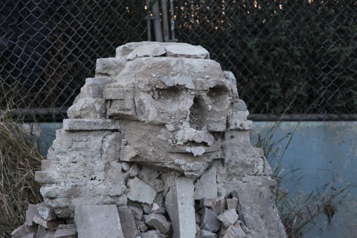 Banksy Replicates the Great Sphinx of Giza for "Better Out Than In"
