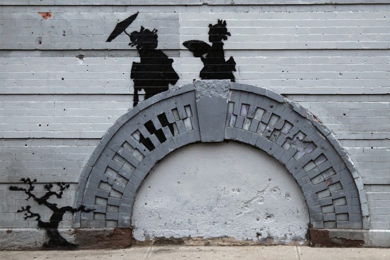 Banksy's "Better Out Than In" Hits Bed Stuy