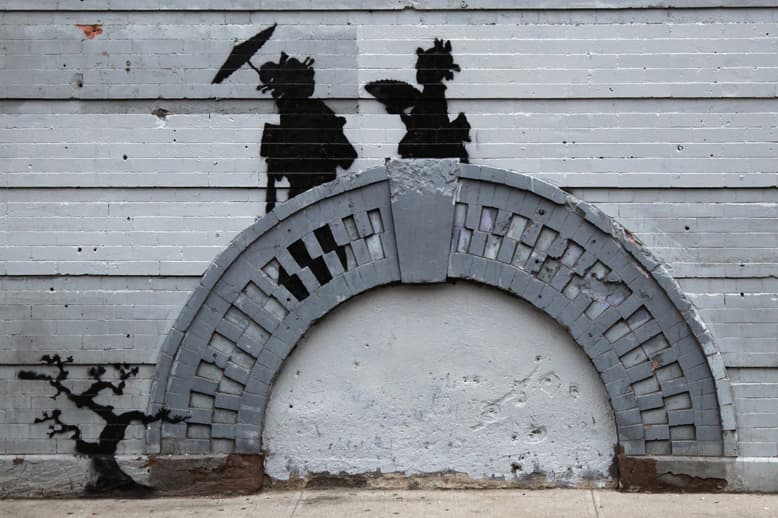 Banksy's "Better Out Than In" Hits Bed Stuy
