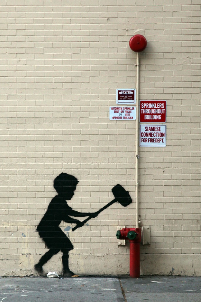 Banksy's "Better Out Than In" Hits New York's Upper West Side