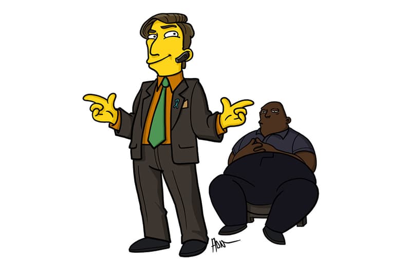 Adrien Noterdaem Gives Breaking Bad Characters The Simpsons Treatment