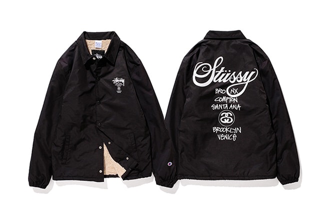 Champion x Stussy "WT Nylon" Coach Jacket