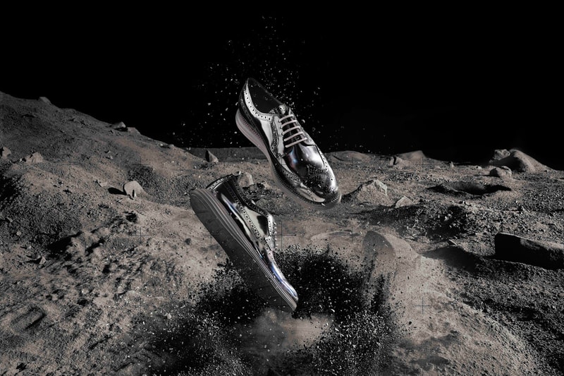 Cole Haan Silver LunarGrand Long Wingtip "#SilverGrandSweeps"