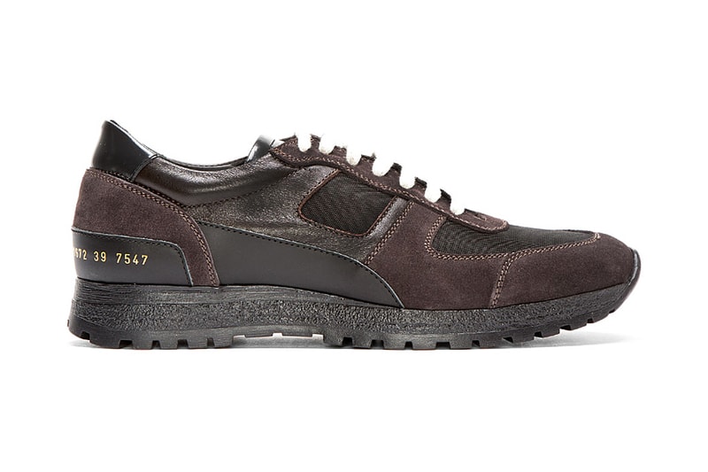 Common Projects Dark Purple Suede & Leather Mountain Tracks