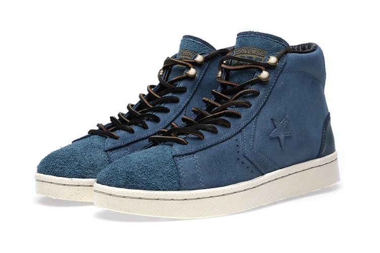 Converse First String Pro Leather Mid Zip "Pine Cone"