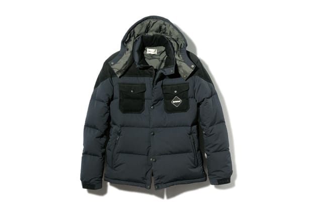 F.C.R.B. 2013 Fall/Winter Fabric Mix Down Jacket