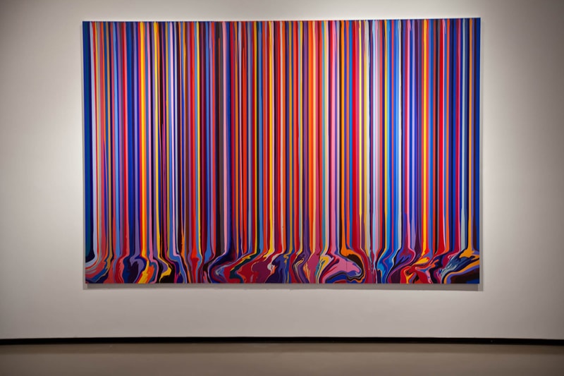 Ian Davenport "Colorfall" Exhibition @ Paul Kasmin