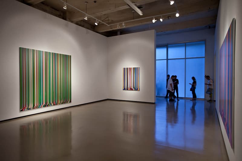 Ian Davenport "Colorfall" Exhibition @ Paul Kasmin
