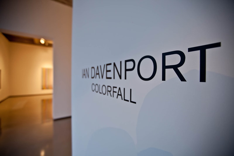 Ian Davenport "Colorfall" Exhibition @ Paul Kasmin