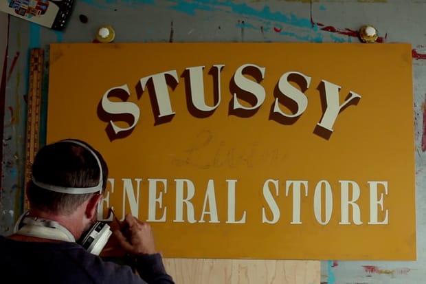 Jeff Canham On Painting Signs for Stussy Livin' General Store