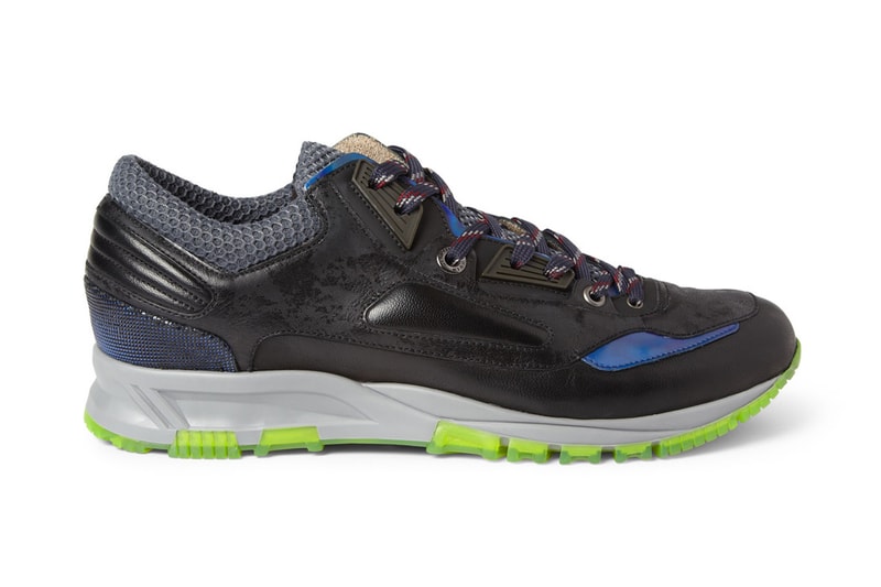 Lanvin 2013 Fall/Winter Metallic Leather and Mesh Sneakers