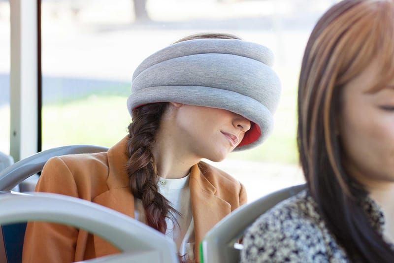 ostrich napping pillow