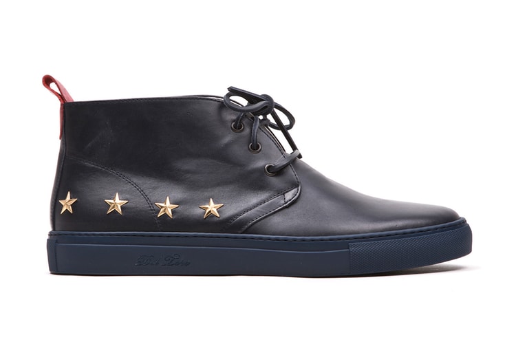 Shayan Afshar x Del Toro 10k Yellow Gold Stars Alto Chukka Sneaker