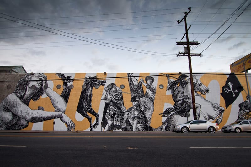 Woodkid and CYRCLE. Collaborate On Los Angeles Mural 