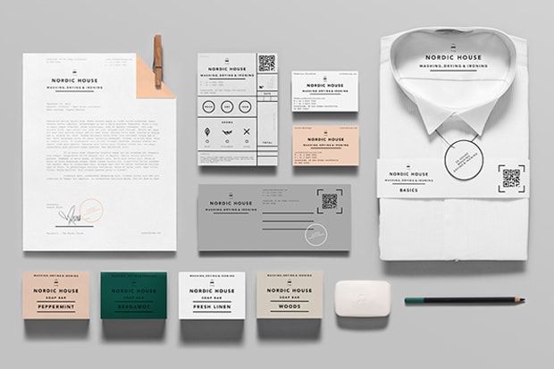 Anagrama Design Studio Rebrand's Nordic House's Dry Cleaning