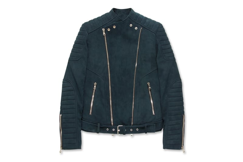 Balmain Suede Riders Jacket