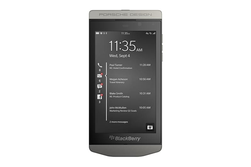BlackBerry and Porsche Design Team Up Again on the P'9982