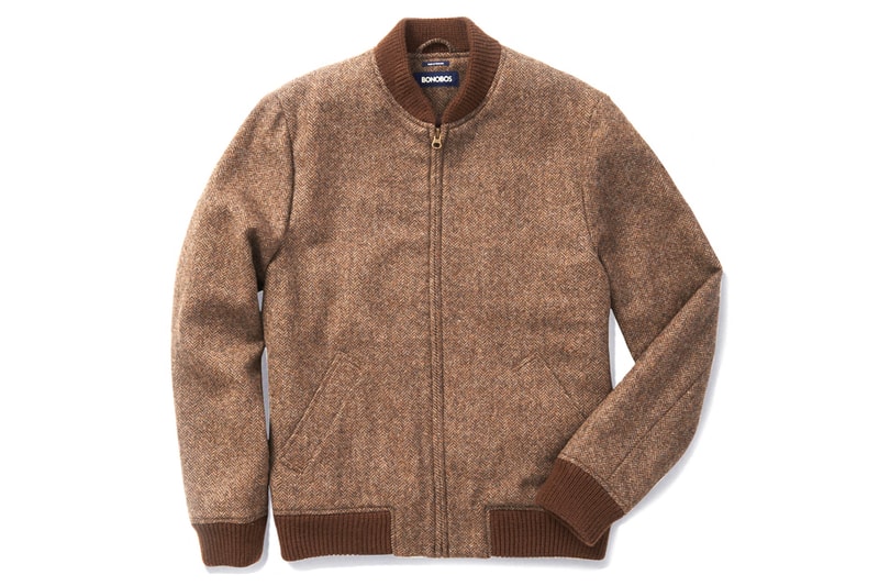 Bonobos Camden Tweed Baseball Jacket