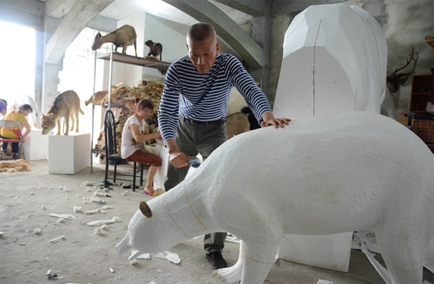 Cai Guoqiang "Falling Back to Earth" Exhibition @ Queensland Art Gallery