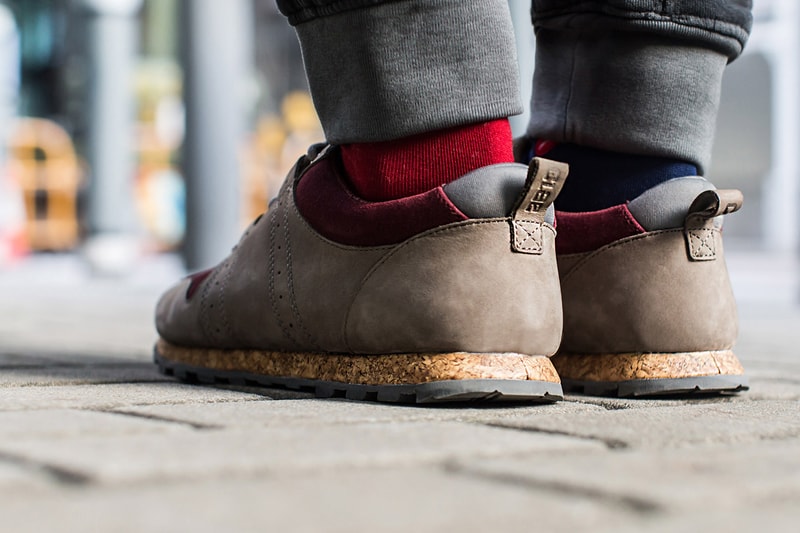 CLAE Mills Taupe/Oxblood Suede