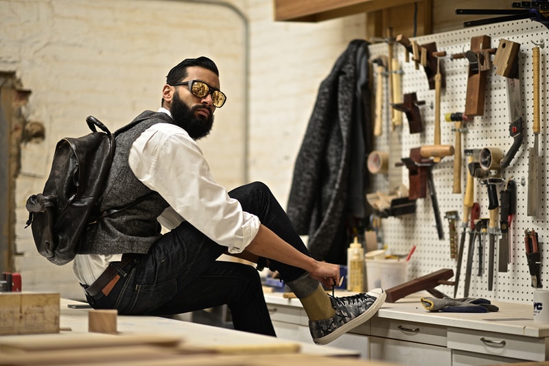 Dapper Lou Presents the Converse Jack Purcell Black + White