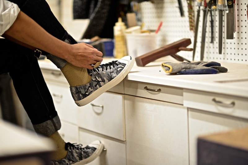 Dapper Lou Presents the Converse Jack Purcell Black + White