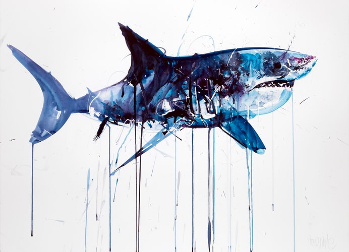 Dave White "Aquatic" Exhibition @ Lawrence Alkin Gallery