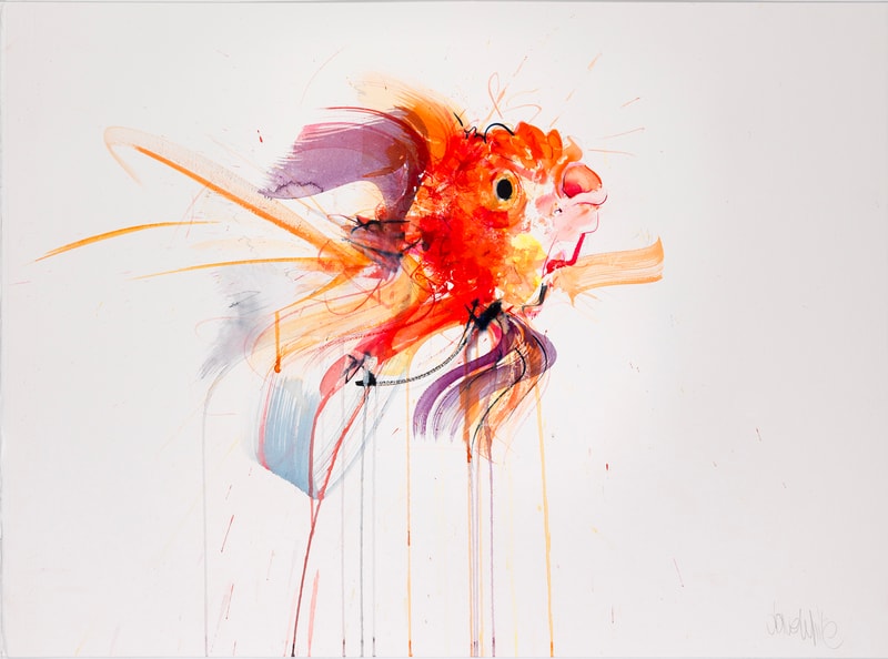 Dave White "Aquatic" Exhibition @ Lawrence Alkin Gallery