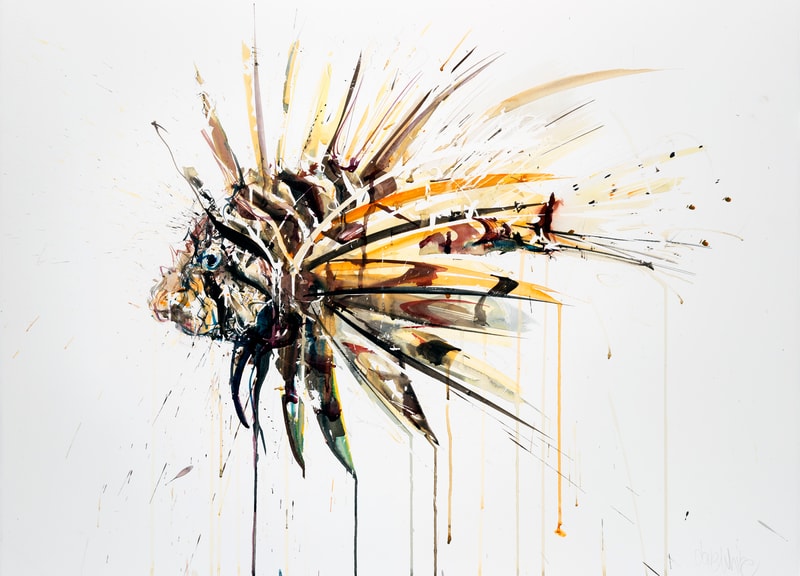 Dave White "Aquatic" Exhibition @ Lawrence Alkin Gallery