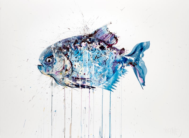 Dave White "Aquatic" Exhibition @ Lawrence Alkin Gallery