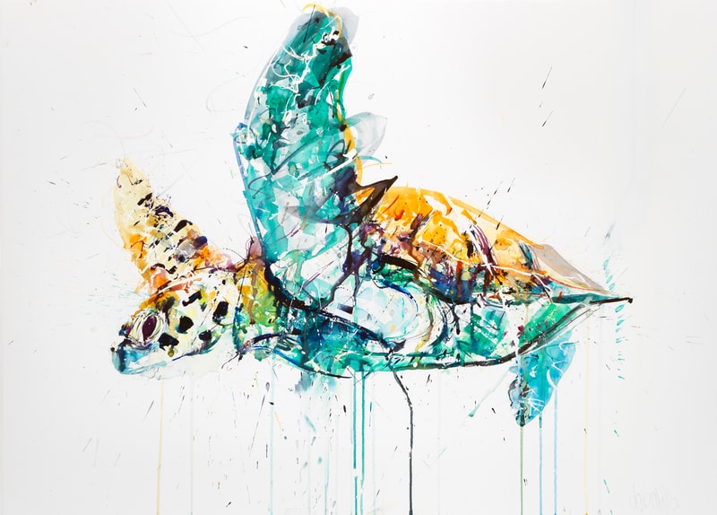 Dave White "Aquatic" Exhibition @ Lawrence Alkin Gallery