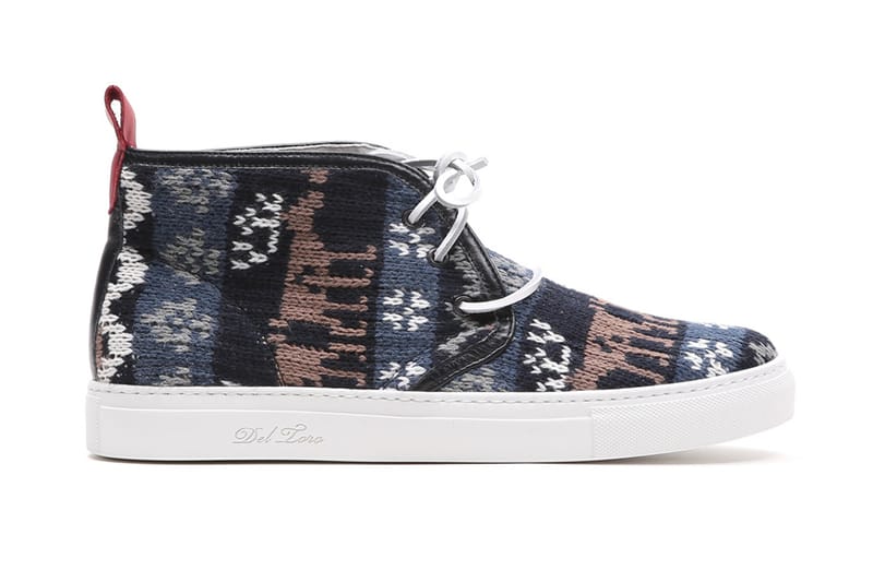 Del Toro Fair Isle Wool Alto Chukka