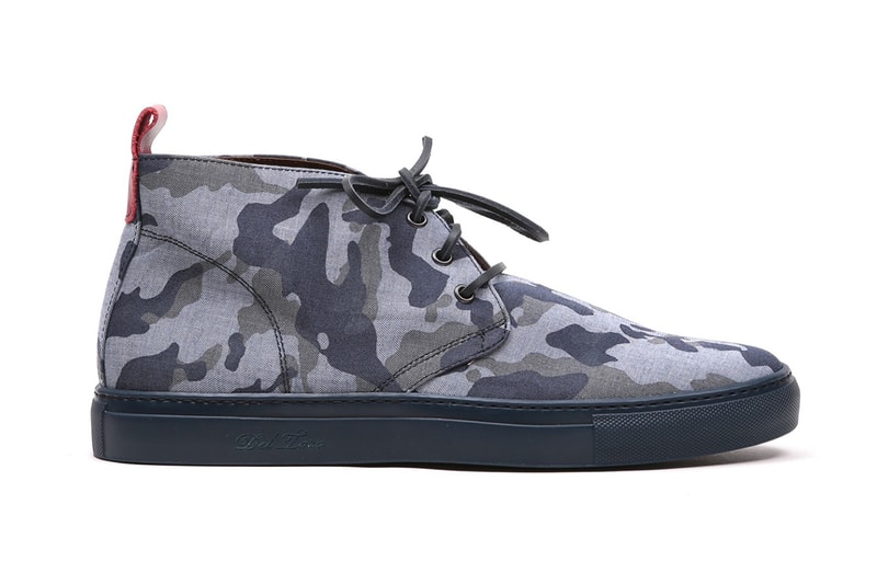 Del Toro Navy Camo Linen Collection