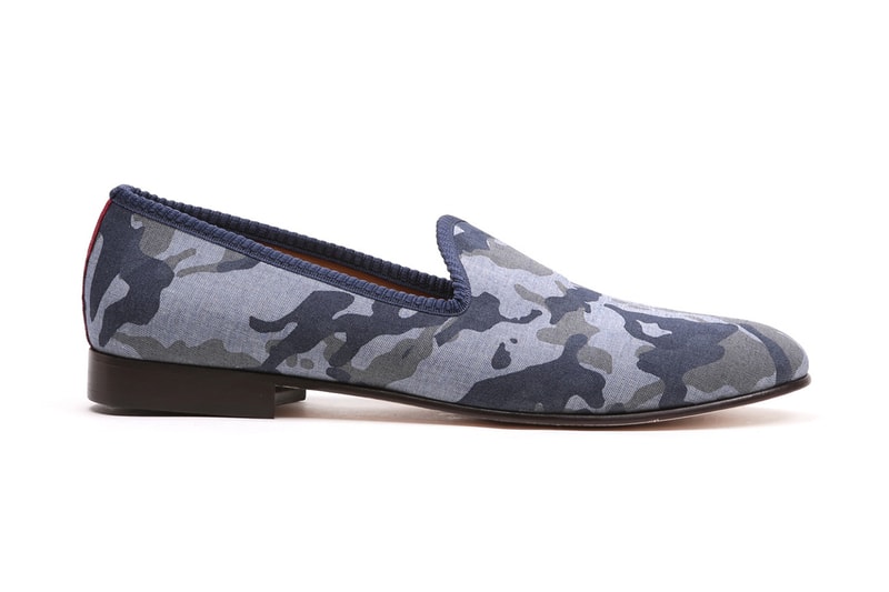 Del Toro Navy Camo Linen Collection