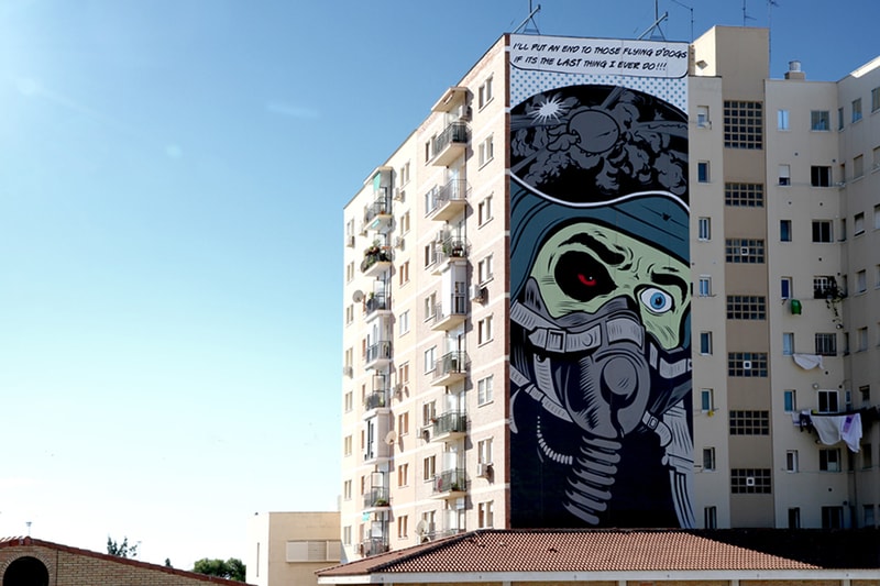 Shepard Fairey & D*Face Mural in Spain